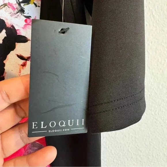 Eloquii Sheath Floral Dress Short Sleeve 16 - Picture 6 of 8